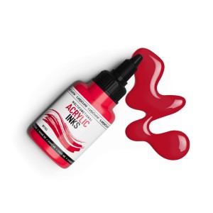 Tusz akrylowy W1155 COOL RED 40 ml