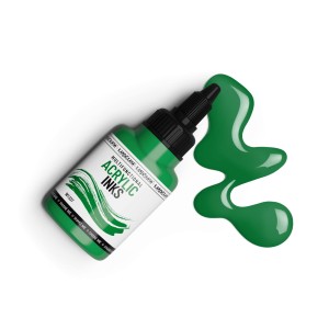 Tusze Akrylowe W1337 BRIGHT GREEN 40 ml