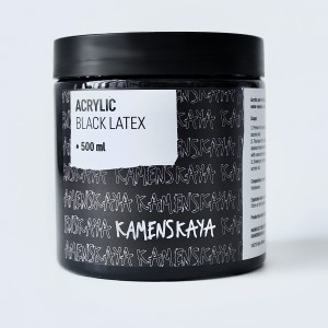 CZARNY AKRYL LATEX 500 g