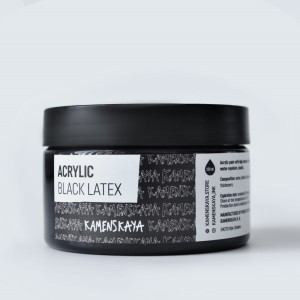 CZARNY AKRYL LATEX 250 ml