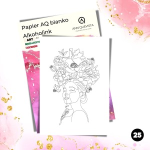 AQ ART szablon nr 25 format  A4  1 ark